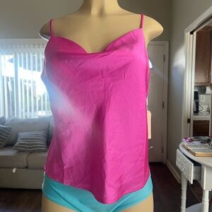Elegant Pink Camisole Top pit. 19 length 19